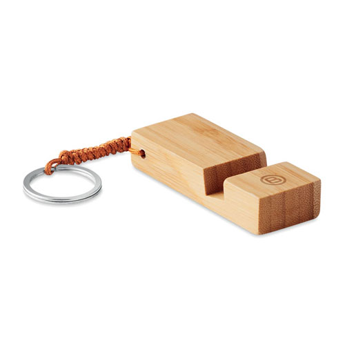 Bambus Schlüsselanhänger | Telefonständer - Bild 1